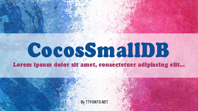CocosSmallDB example