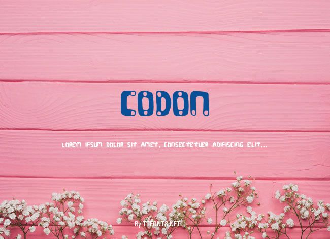 CODON example