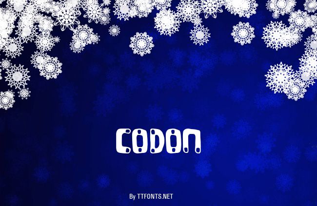 CODON example