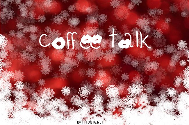 coffee talk example