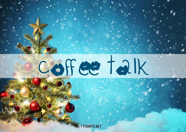 coffee talk example