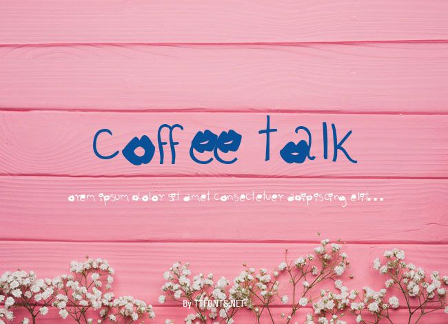 coffee talk example