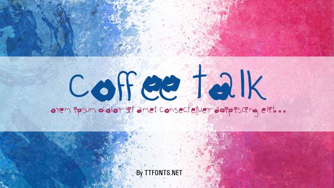 coffee talk example