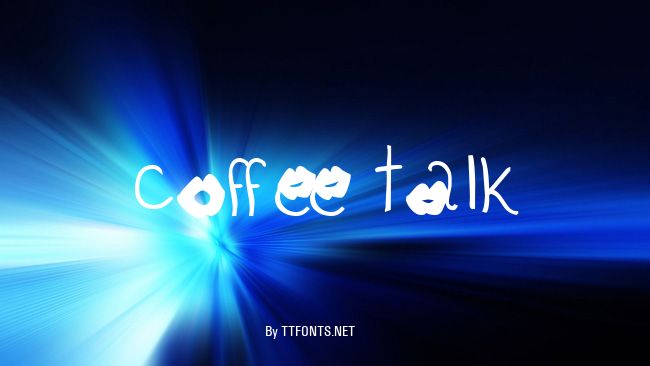 coffee talk example