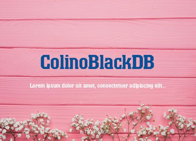 ColinoBlackDB example