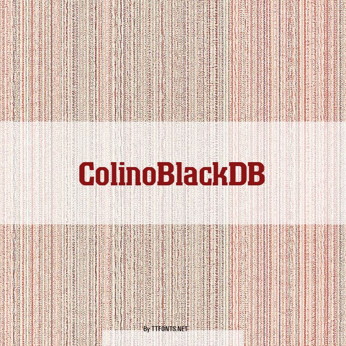 ColinoBlackDB example