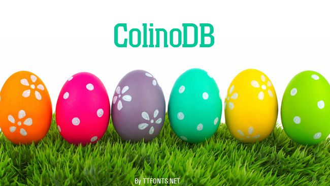 ColinoDB example