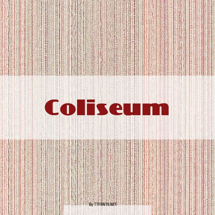 Coliseum example