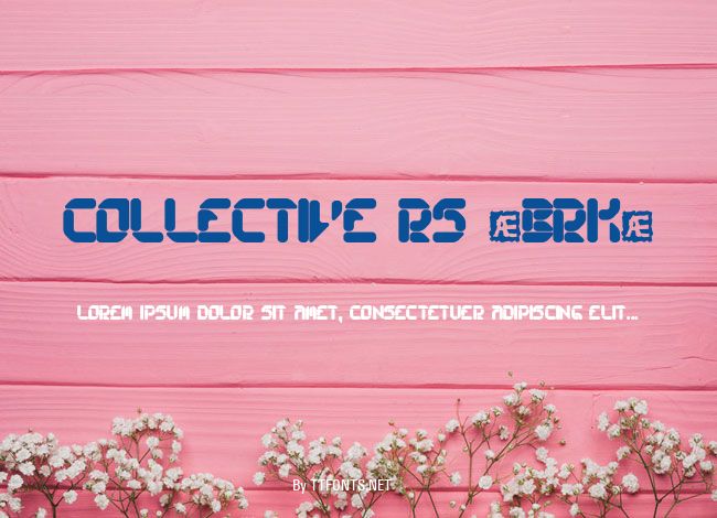 Collective RS (BRK) example