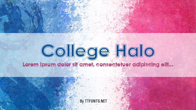 College Halo example