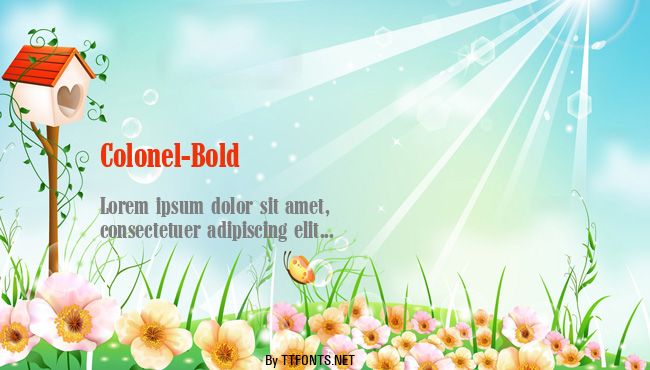 Colonel-Bold example