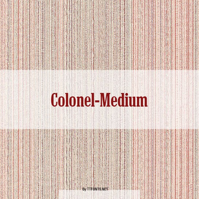 Colonel-Medium example