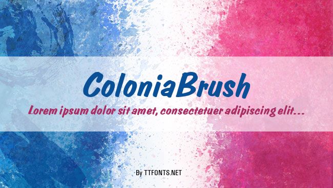 ColoniaBrush example