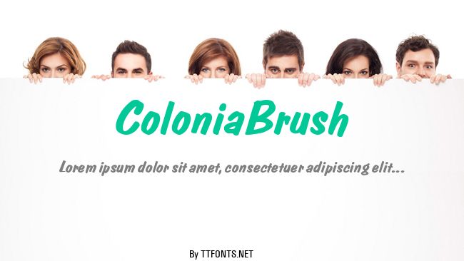 ColoniaBrush example