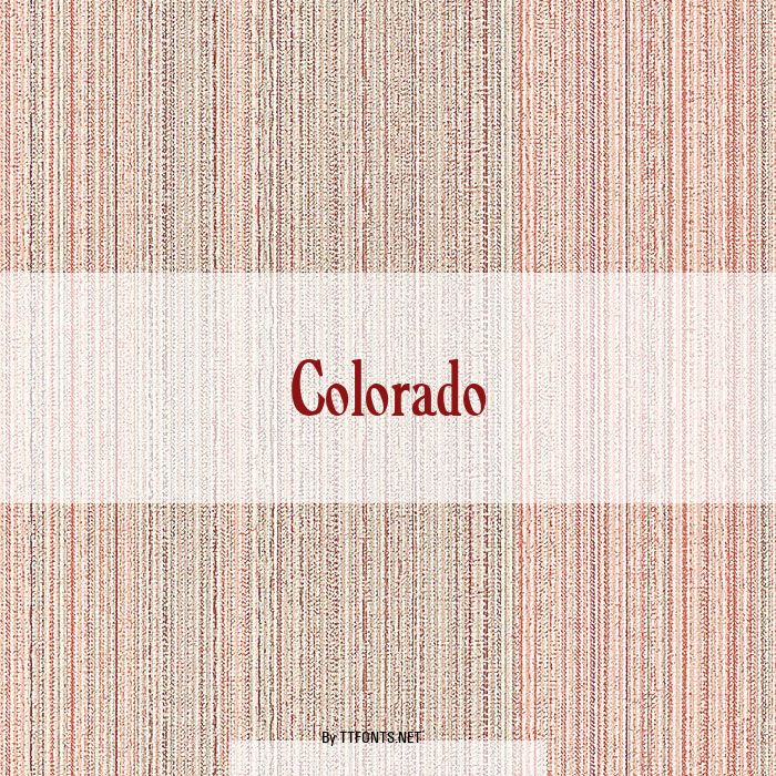 Colorado example
