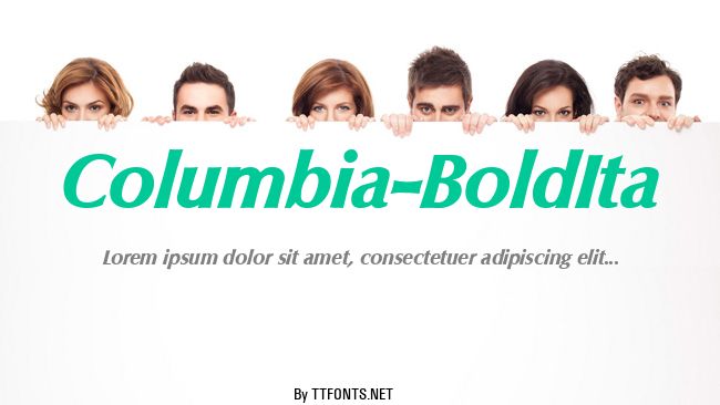 Columbia-BoldIta example