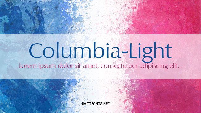 Columbia-Light example