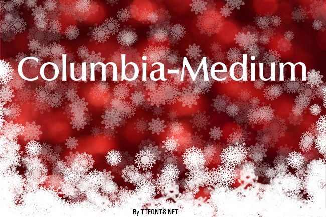 Columbia-Medium example