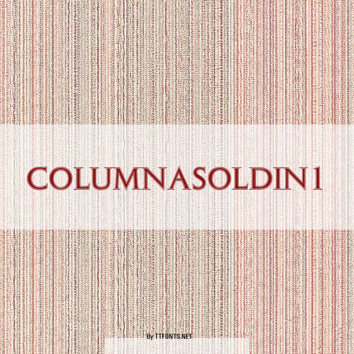 ColumnaSolDIn1 example