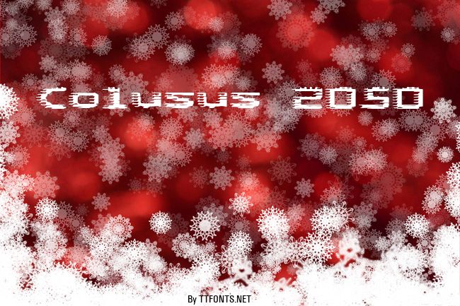Colusus 2050 example