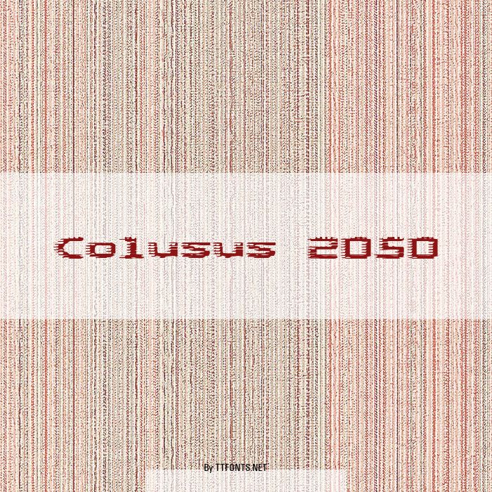 Colusus 2050 example