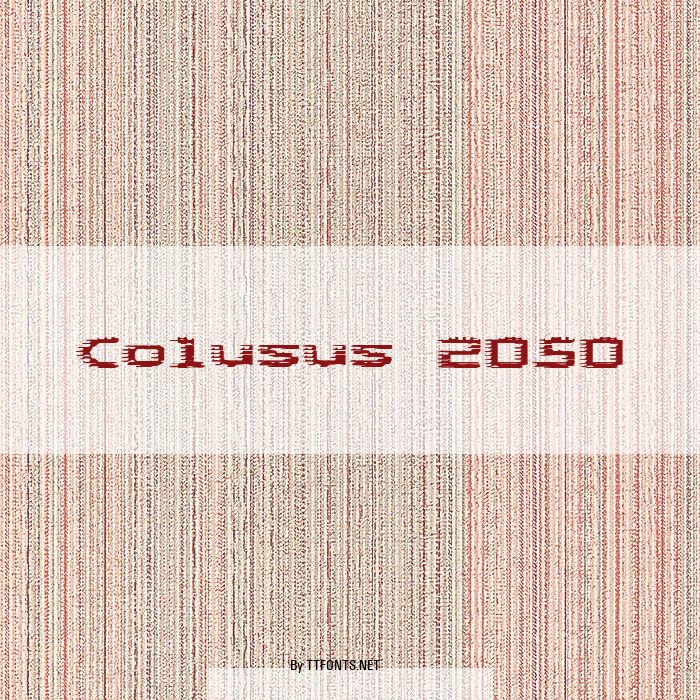 Colusus 2050 example