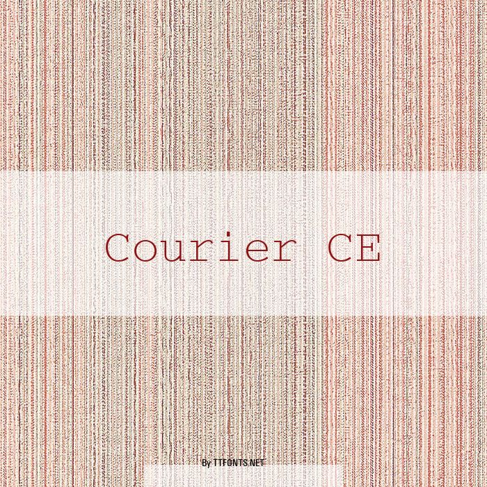Courier CE example