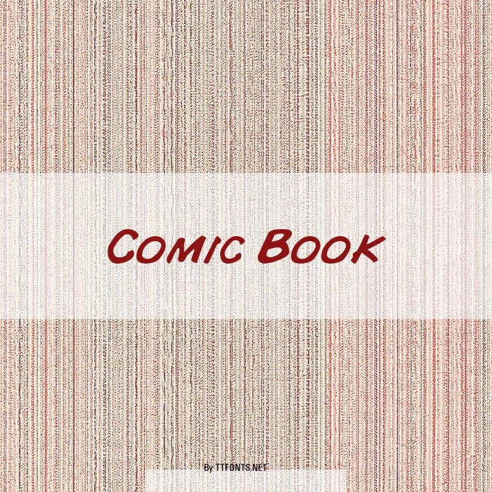 Comic Book example