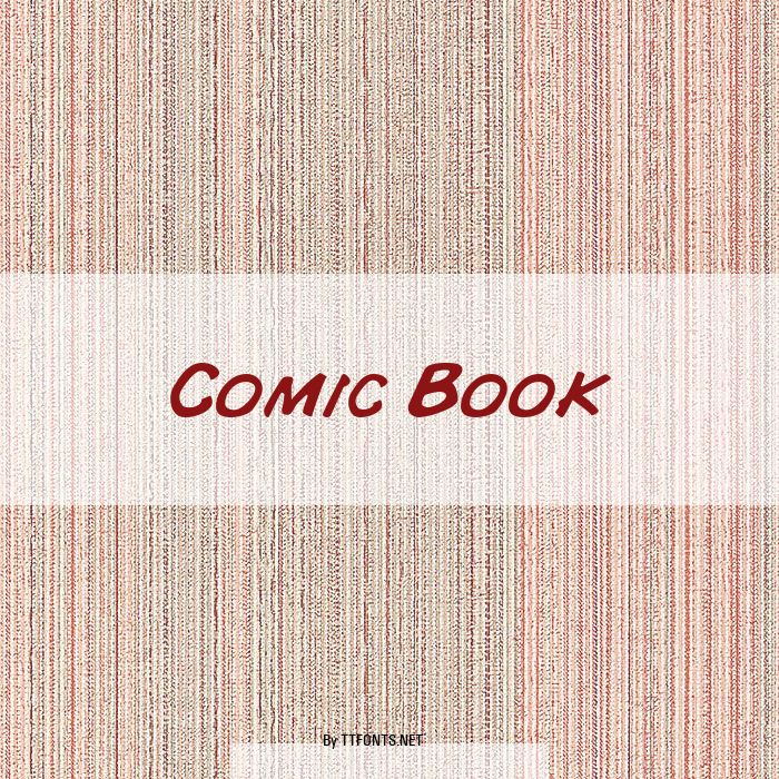 Comic Book example