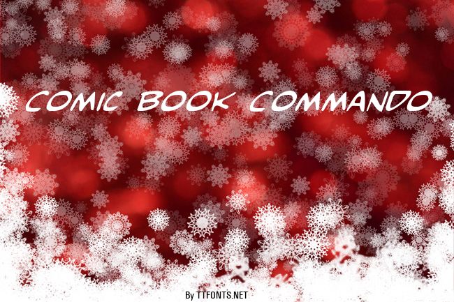 Comic Book Commando example