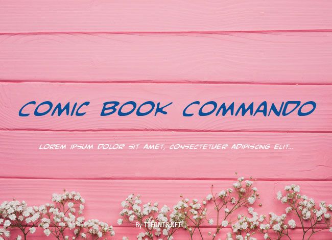 Comic Book Commando example