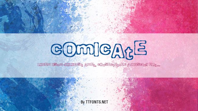 Comicate example