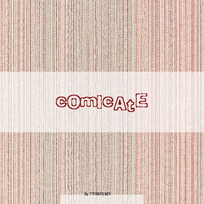 Comicate example