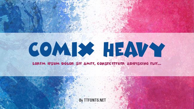 Comix Heavy example