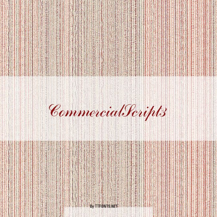 CommercialScript3 example