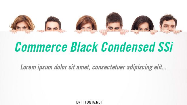 Commerce Black Condensed SSi example
