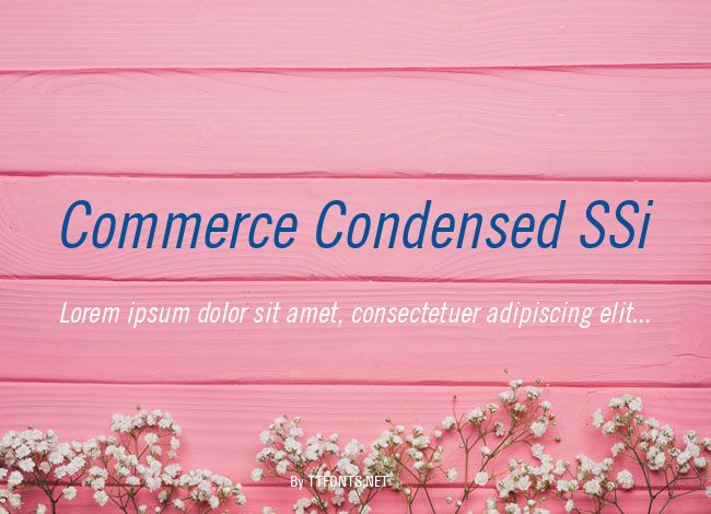 Commerce Condensed SSi example