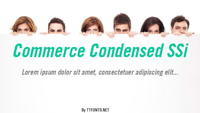 Commerce Condensed SSi example