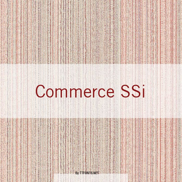 Commerce SSi example
