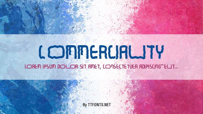 Commerciality example
