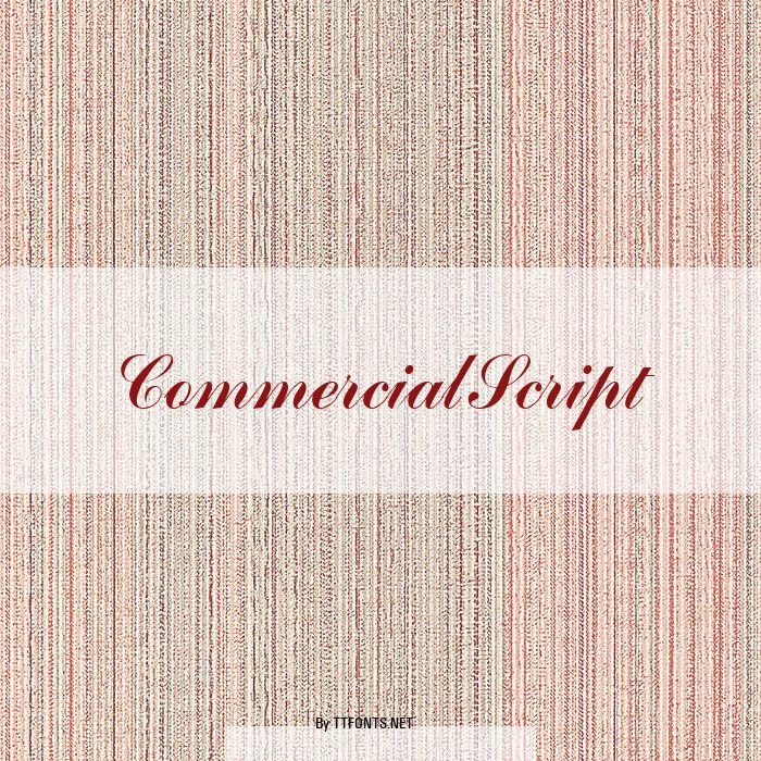 CommercialScript example