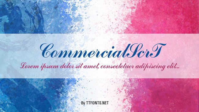 CommercialScrT example