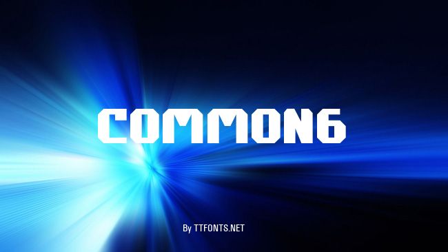 COMMON6 example