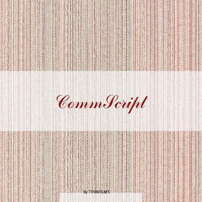 CommScript example