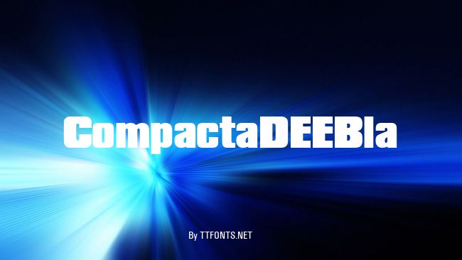 CompactaDEEBla example