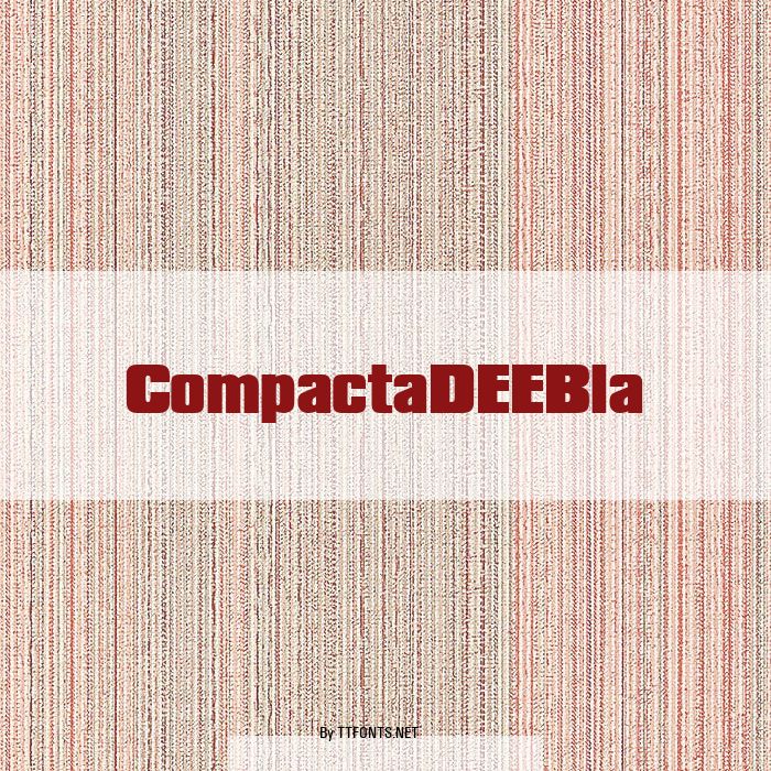 CompactaDEEBla example