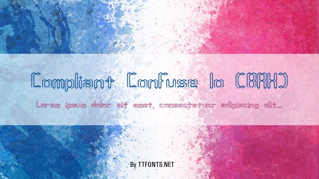 Compliant Confuse 1o (BRK) example
