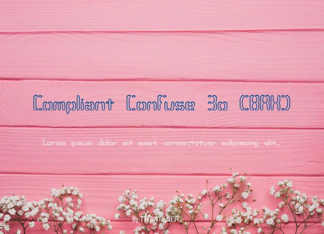 Compliant Confuse 3o (BRK) example