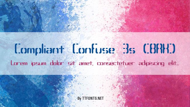 Compliant Confuse 3s (BRK) example
