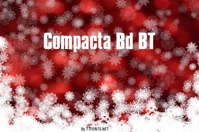Compacta Bd BT example